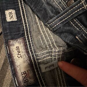 Stella buckle bootcut jeans